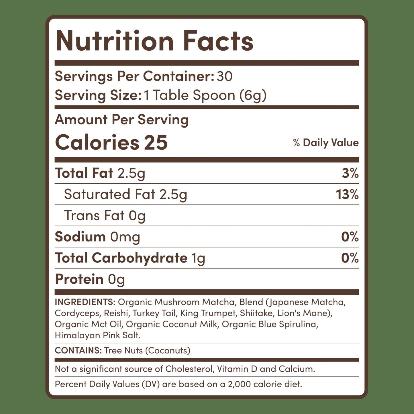 Mushroom Matcha (1 Pack - 30 Servings) - FZ3U