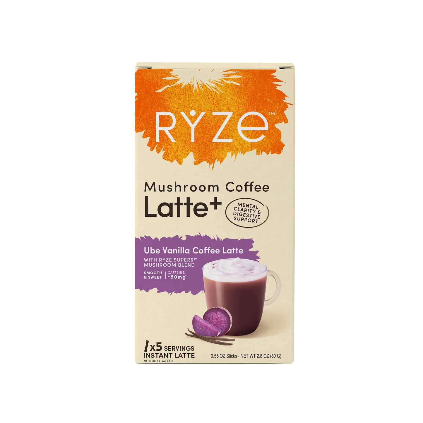 Ube Vanilla Coffee Latte Carton - 6JL4