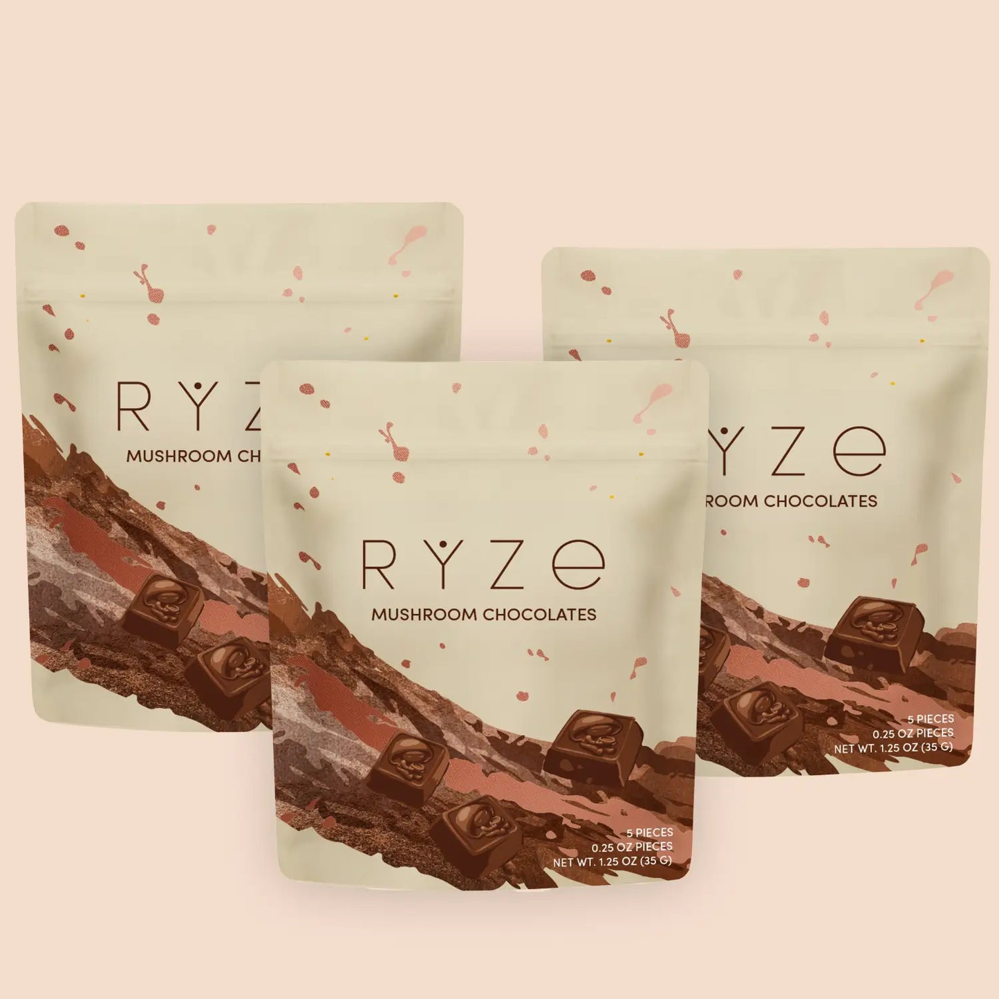 Mushroom Chocolates Rye (15 pieces) - 6R90