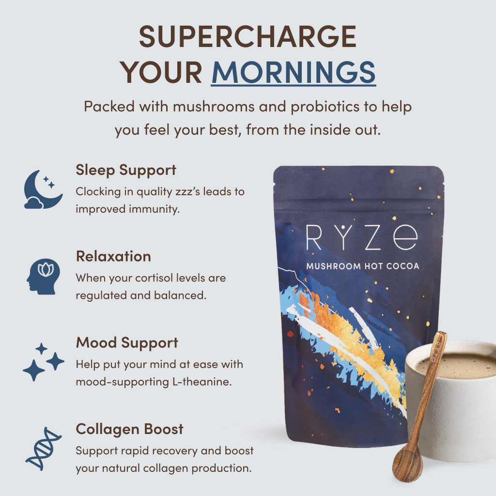 RYZE Nighttime Mushroom Cocoa Starter Bag - KIDC