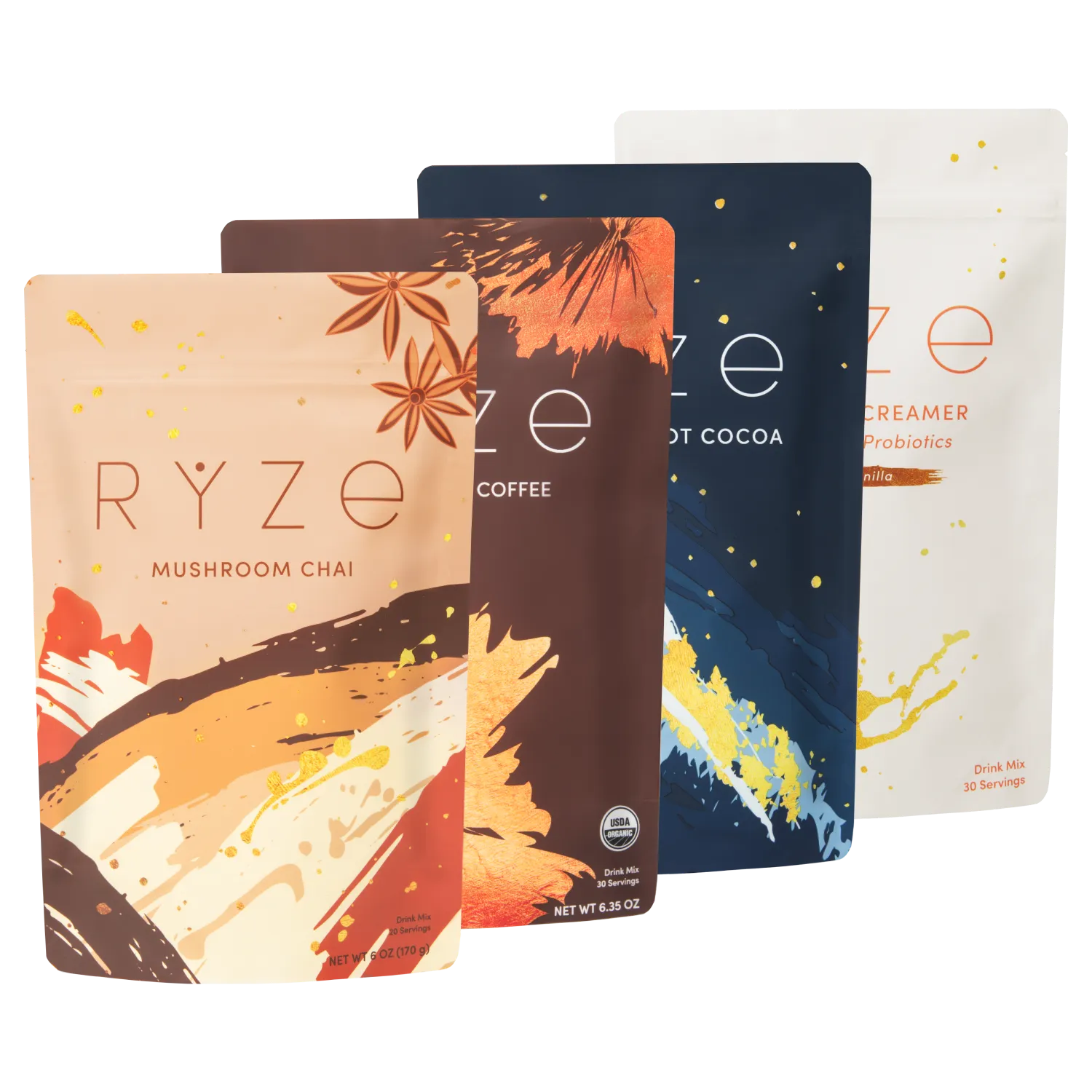 Ultimate Elevate + Unwind Bundle: Chai + Coffee + Cocoa - ZIV2
