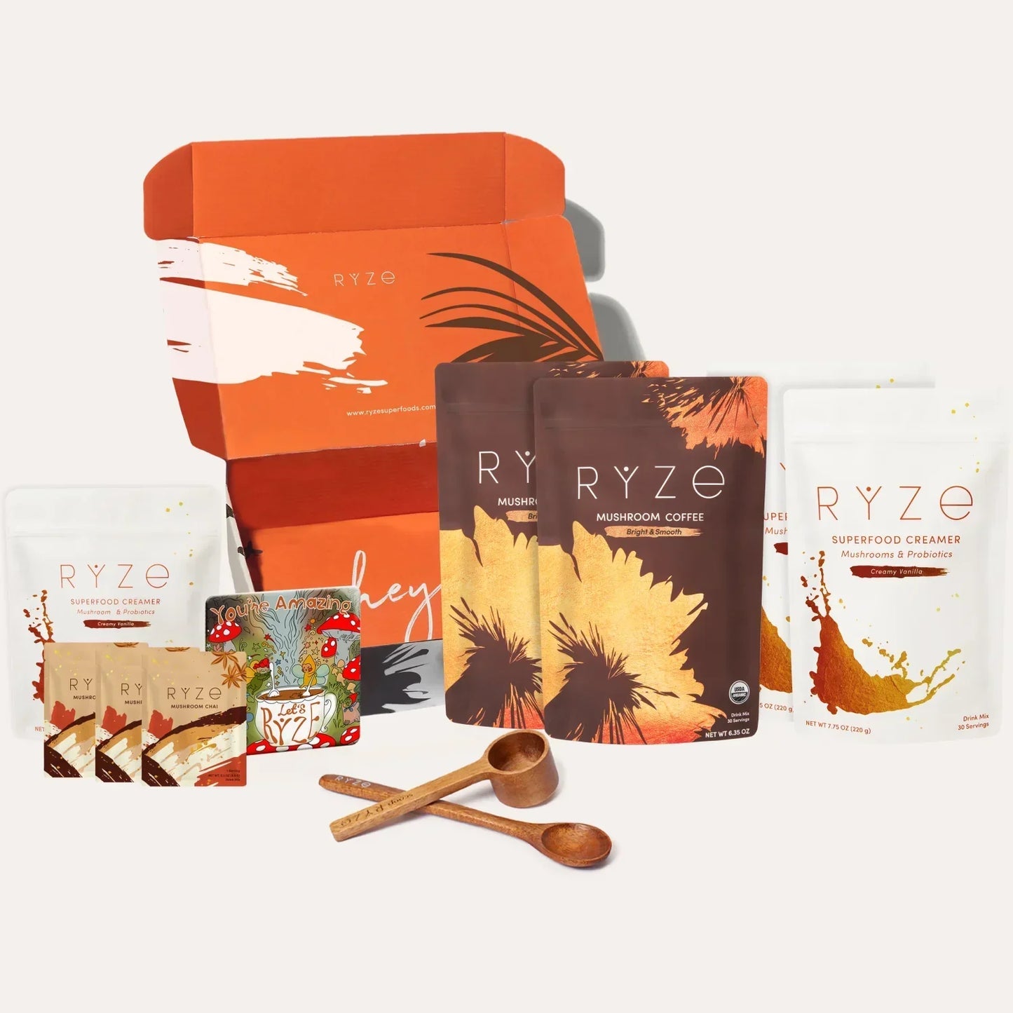 RYZE Lovers Gift Set: 2 Coffees + 2 Creamers - VRTA