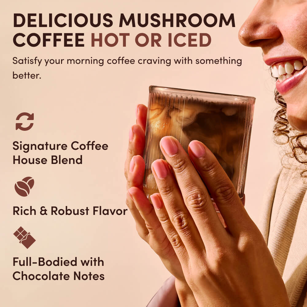 Mushroom Coffee Dark Roast (30 Servings) - 18K7