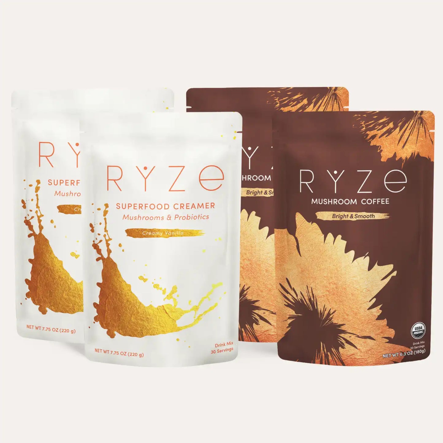 RYZE Lovers Gift Set (2 Coffees + 2 Creamers) - 35SK
