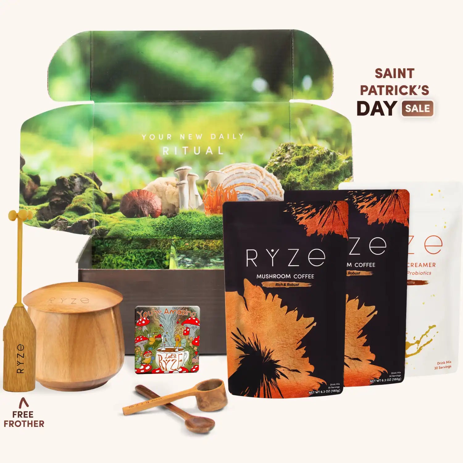 Mushroom Coffee Ritual Set - EDNI