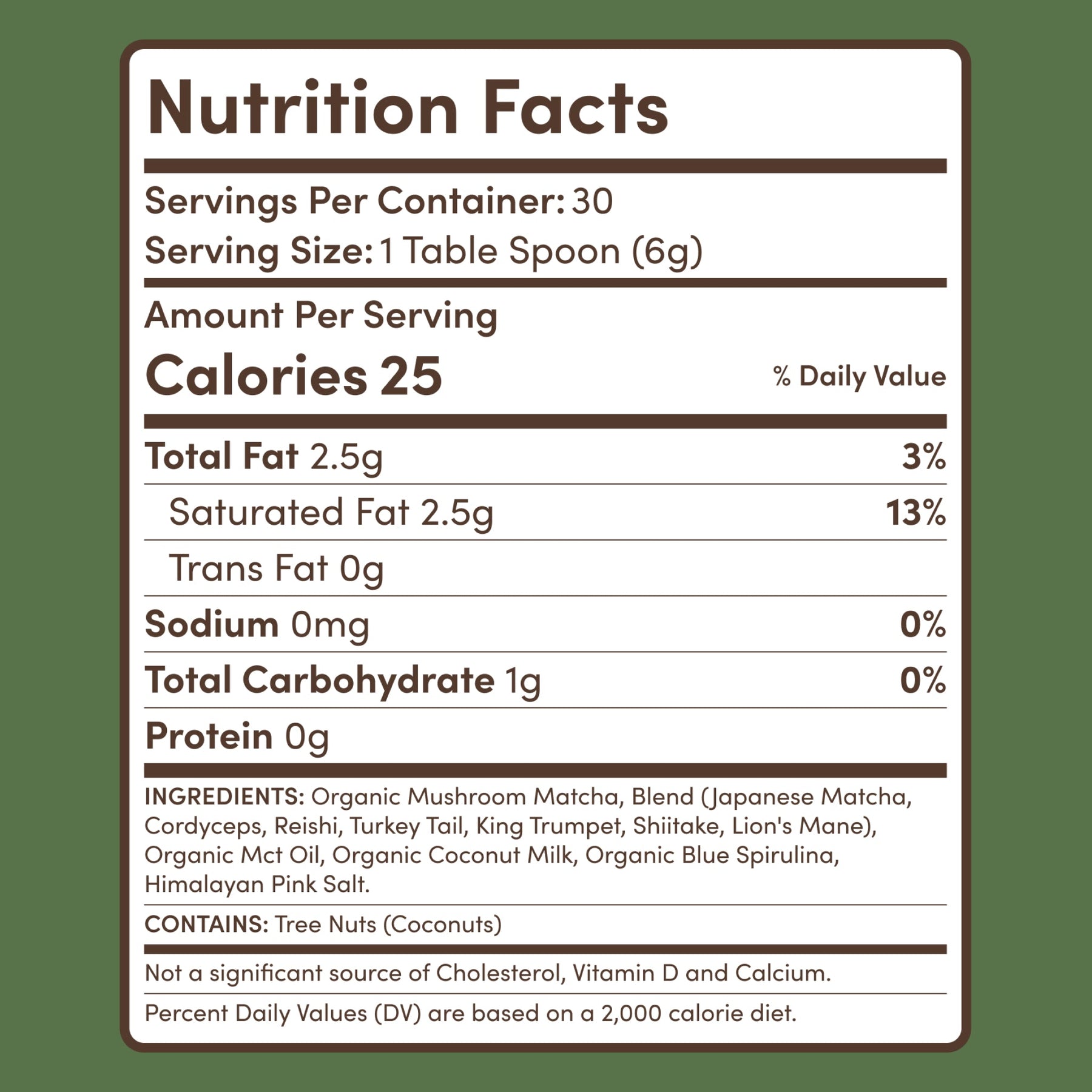 Mushroom Matcha (1 Pack - 30 Servings) - FZ3U