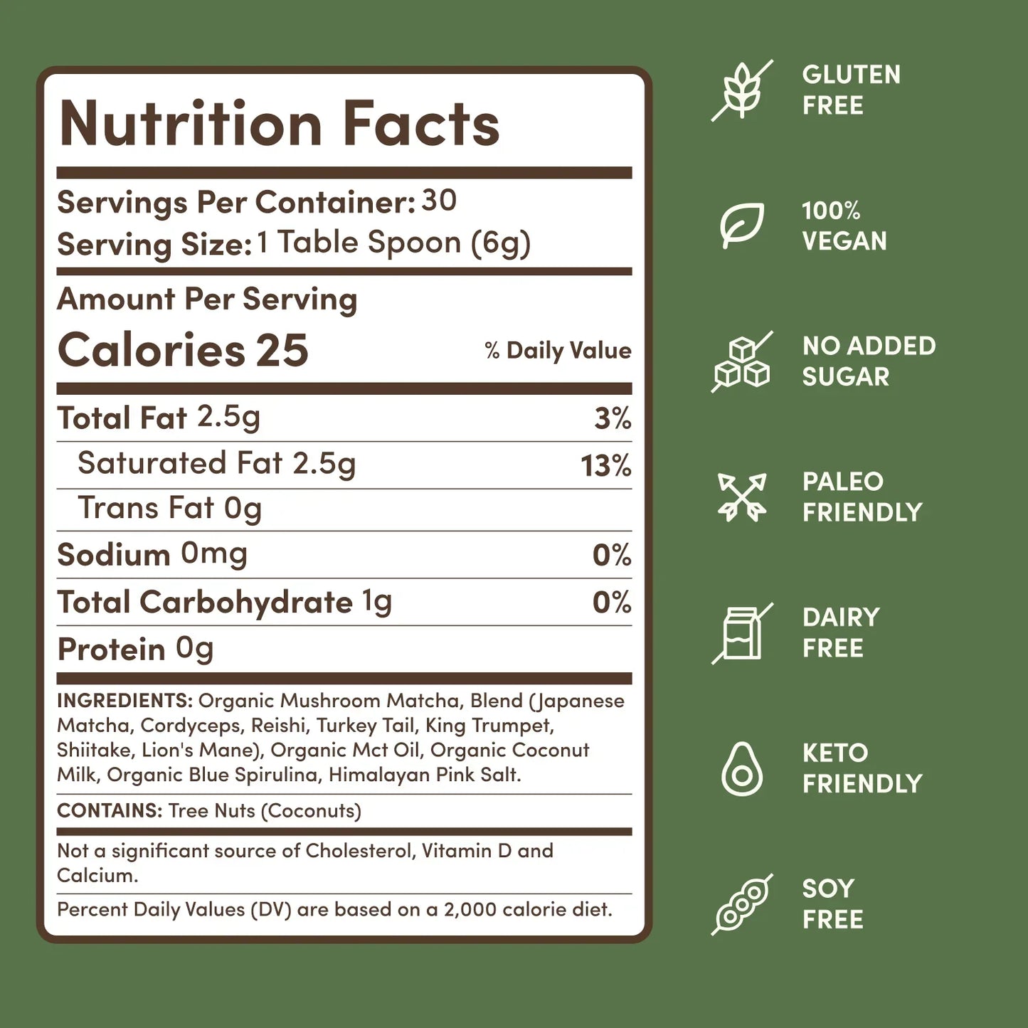 Mushroom Matcha (30 Servings) - 7R0H