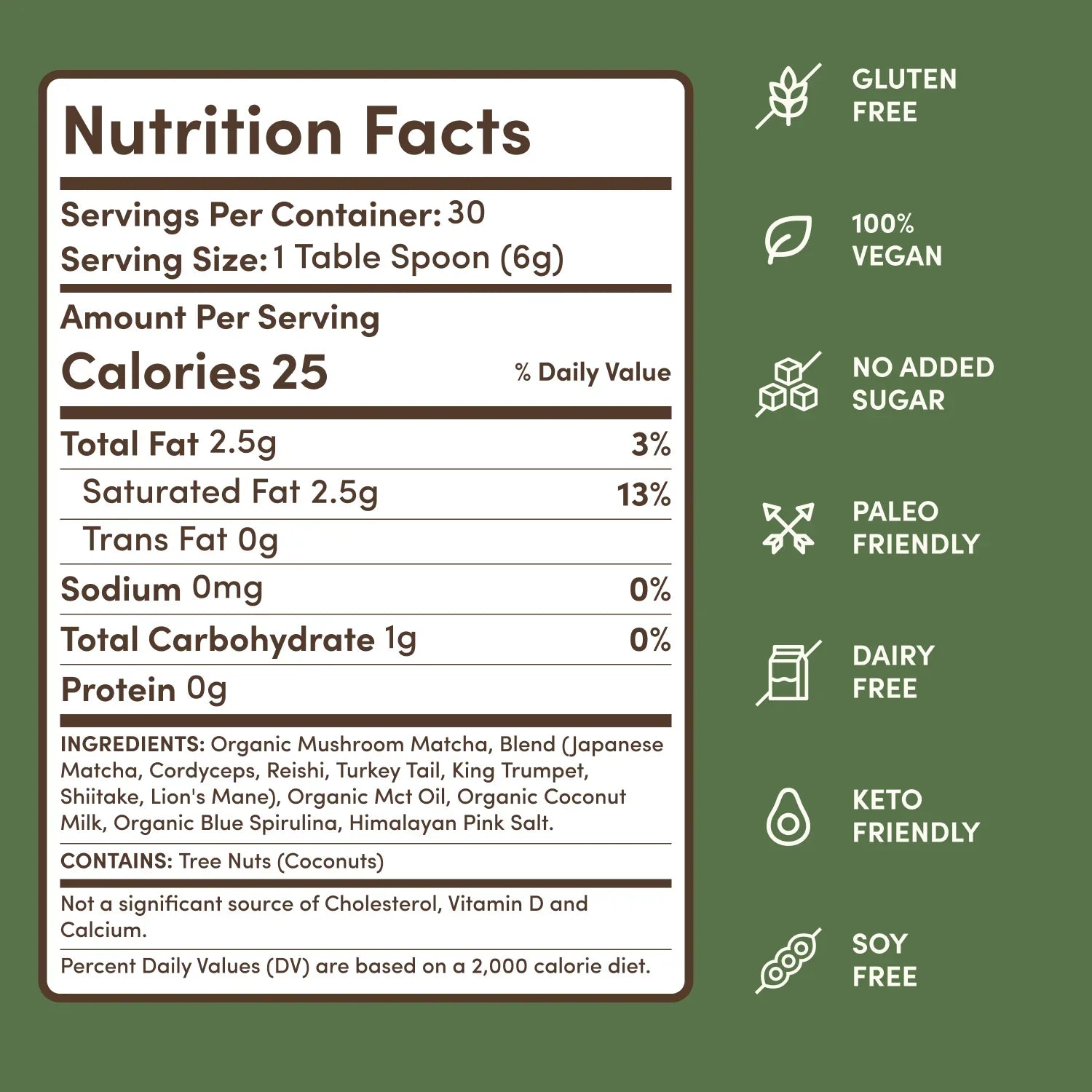 Mushroom Matcha (30 Servings) - 7R0H