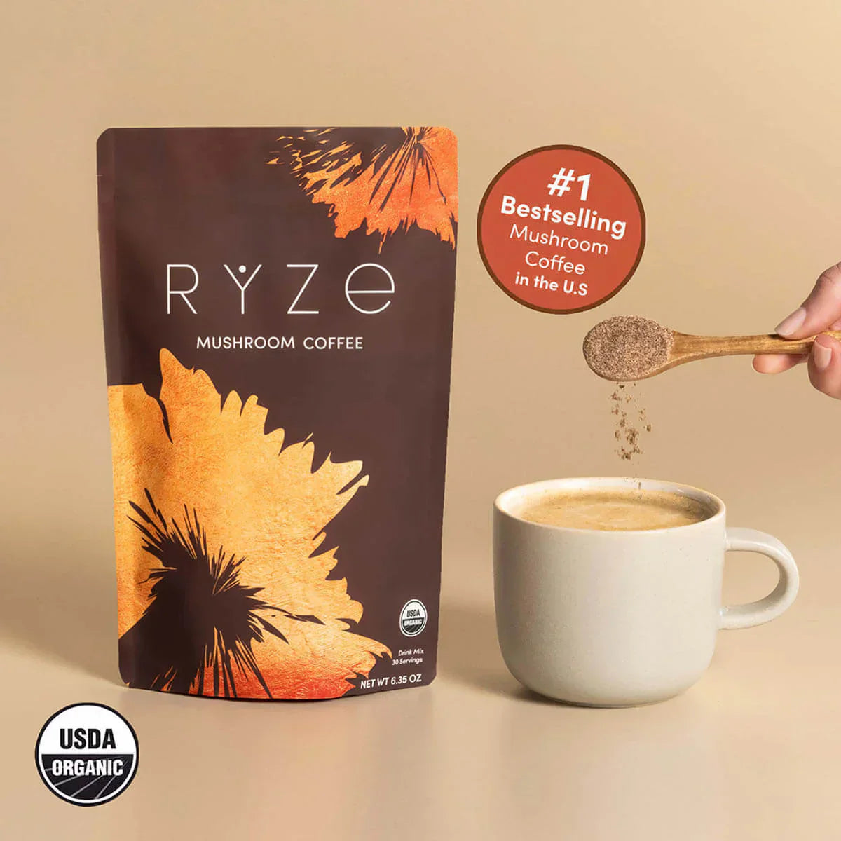 Mushroom Coffee (1 pack - 30 Servings) - VDZ0