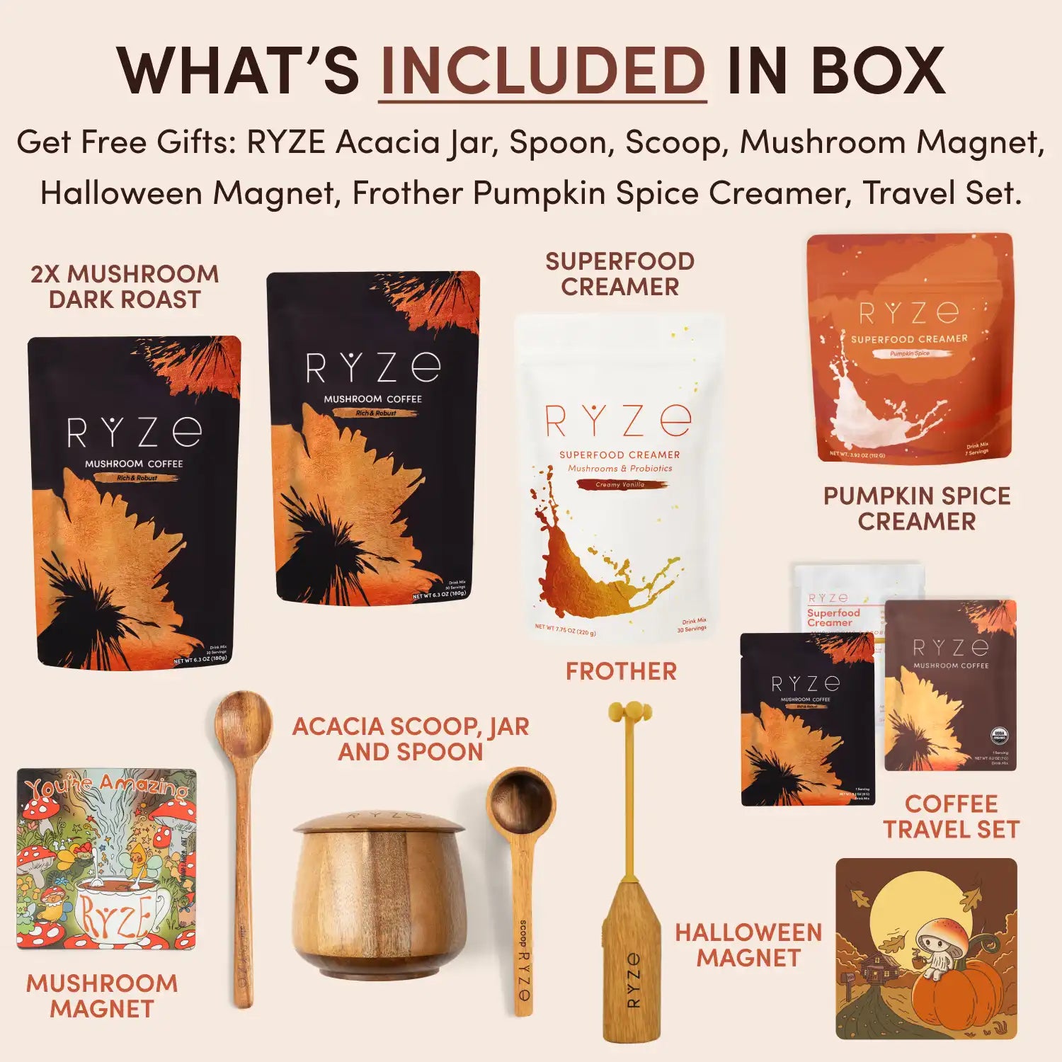 RYZE Ritual Set Dark Roast (90 Day Plan) - 4WSK