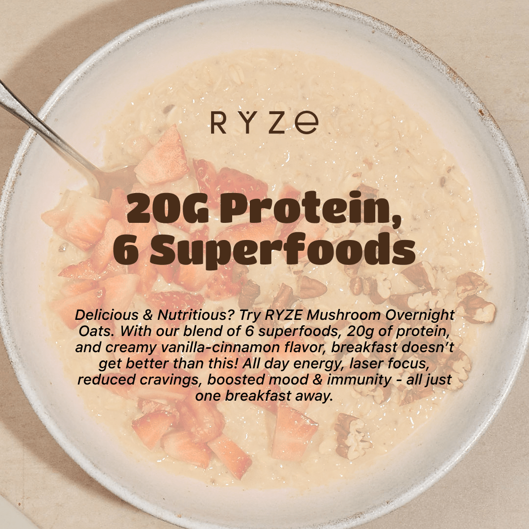 Mushroom Overnight Oats Pack (14 Servings) - LYVI