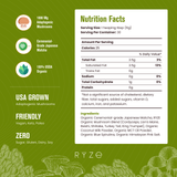 RYZE Mushroom Matcha - with 6 Organic Adaptogenic Mushrooms Grown In USA and Ceremonial-Grade Japanese Matcha - WQ4B