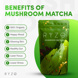 RYZE Organic Mushroom Matcha Starter Kit (60 servings) - MVD7